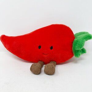 Smoochy Pals Red Chili Pepper Plush Stuffed Animal Sitting Vegetable Linzy Toys